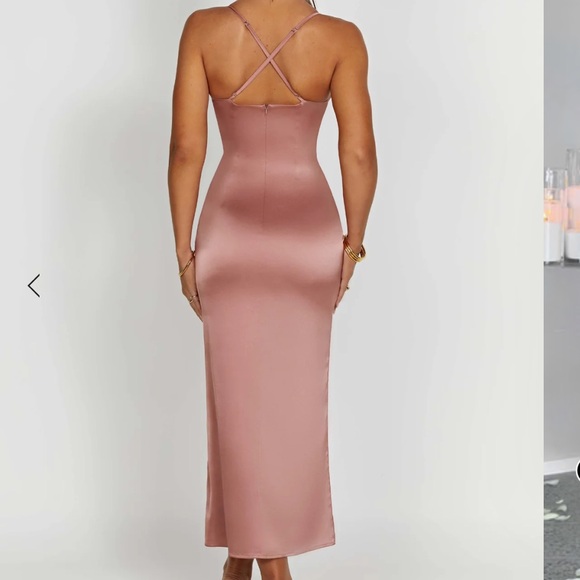 Babyboo CECE MIDI DRESS - ROSE PINK Size Small - Picture 2 of 4